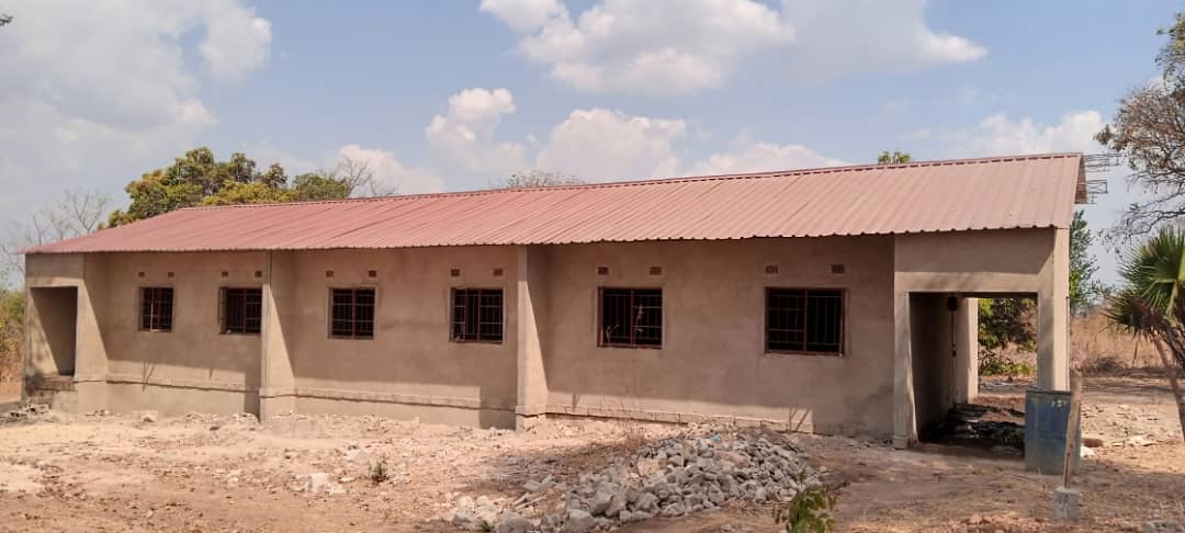 Newly built dorms at Jackson's school.