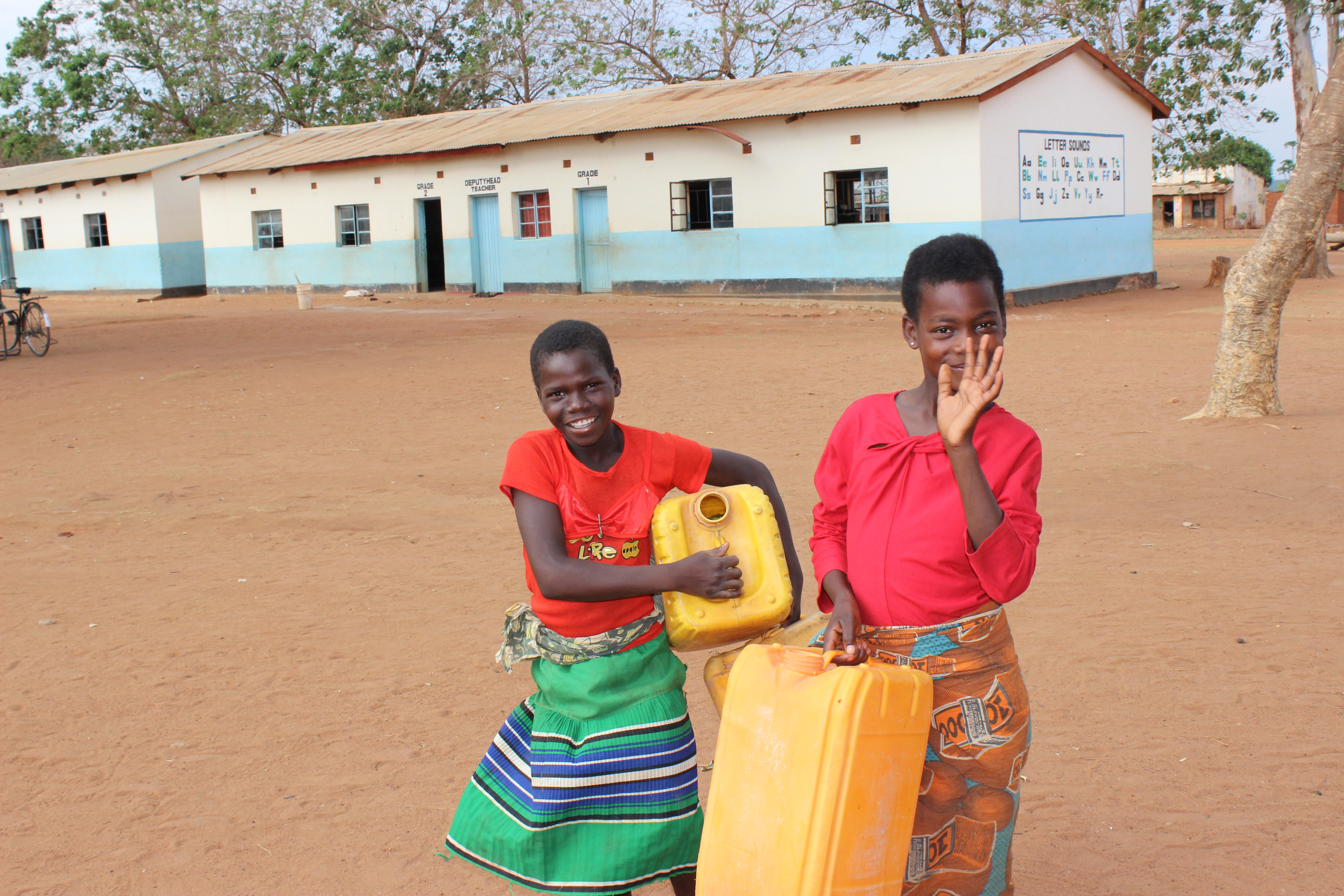 Students in Zambia